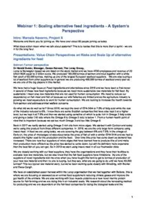 FEED X Webinar 1 Notes pdf